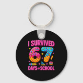 I Survived 67 Days Of School Funny Meme Teachers S Schlüsselanhänger (Vorderseite)