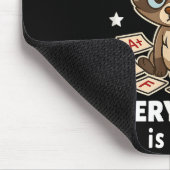 I Survived 67 Days Of School Funny Raccoon Mousepad (Ecke)