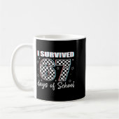 I Survived 67 Days Of School Funny Retro 67 Meme S Kaffeetasse (Links)