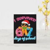 I Survived 67 Days Of School Funny Six Seven 67 Gi Karte (Gelbe Blume)