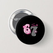 I Survived 67 Days Of School Funny Six Seven 67 Me Button (Vorne & Hinten)
