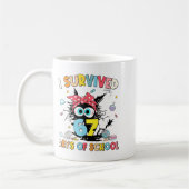 I Survived 67 Days Of School Funny Six Seven 6 7 M Kaffeetasse (Links)