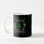 I Survived 67 Days Of School Funny Six Seven Meme  Kaffeetasse (Links)