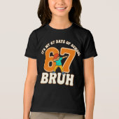 I Survived 67 Days of School Funny Six Seven Meme  Tri-Blend Shirt (Vorderseite)