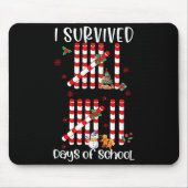 I Survived 67 Days Of School Funny Six Seven Xmas  Mousepad (Vorne)
