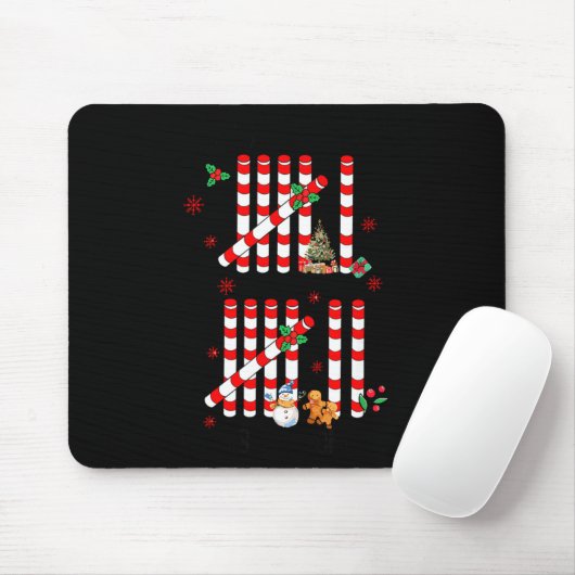 I Survived 67 Days Of School Funny Six Seven Xmas Mousepad (Mit Mouse)