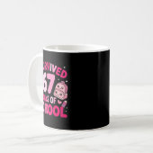 I Survived 67 Days Of School Funny Student Style  Kaffeetasse (Vorderseite Links)