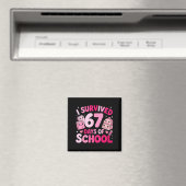 I Survived 67 Days Of School Funny Student Style Magnet (In Situ (Geschirrspüler))
