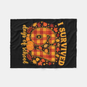I Survived 67 Days Of School Funny Teacher Student Fleecedecke (Vorderseite (Horizontal))