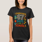 I Survived 67 Days Of School Funny Teacher Student T-Shirt (Vorderseite)