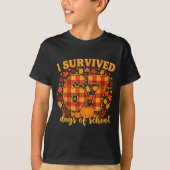 I Survived 67 Days Of School Funny Teacher Student T-Shirt (Vorderseite)