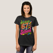 I Survived 67 Days Of School Funny Teacher Student T-Shirt (Vorne ganz)