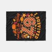 I Survived 67 Days Of School Funny Teacher Thanksg Fleecedecke (Vorderseite (Horizontal))