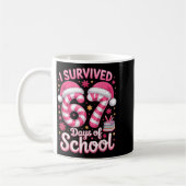 I Survived 67 Days Of School - Funny Teachers Stud Kaffeetasse (Links)