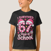 I Survived 67 Days Of School - Funny Teachers Stud T-Shirt (Vorderseite)