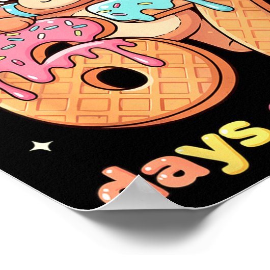 I Survived 67 Days Of School Funny Teddy Bear Six Poster (Ecke)