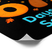 I Survived 67 Days Of School Funny Turkey Thanksgi Poster (Ecke)