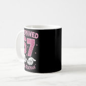 I Survived 67 Days Of School Gen Alpha Slang 6 7 H Kaffeetasse (Vorderseite Links)