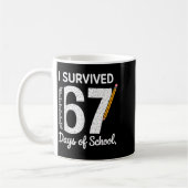 I Survived 67 Days Of School Kaffeetasse (Links)