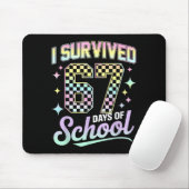 I Survived 67 Days Of School Meme Funny Student Te Mousepad (Mit Mouse)