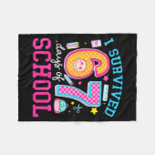 I Survived 67 Days Of School Meme Six Seven Teache Fleecedecke (Vorderseite (Horizontal))