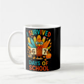 I Survived 67 Days Of School Meme Teacher Student Kaffeetasse (Links)