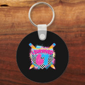 I Survived 67 Days Of School Pencil Drip Six Seven Schlüsselanhänger (Vorderseite)