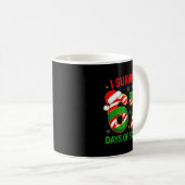 I Survived 67 Days Of School Santa Hat Xmas Teache Kaffeetasse (VorderseiteRechts)