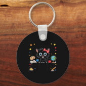 I Survived 67 Days Of School Six Seven 6 7 Teacher Schlüsselanhänger (Vorderseite)