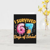 I Survived 67 Days Of School Six Seven Ice Cream T Karte (Gelbe Blume)