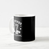 I Survived 67 Days Of School Six Seven Meme Hands Kaffeetasse (Vorderseite Links)