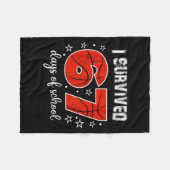 I Survived 67 Days Of School Six Seven Meme Studen Fleecedecke (Vorderseite (Horizontal))