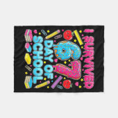 I Survived 67 Days Of School Six Seven Meme Teache Fleecedecke (Vorderseite (Horizontal))