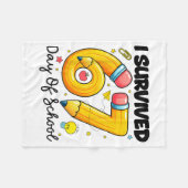 I Survived 67 Days Of School Six Seven Meme Teache Fleecedecke (Vorderseite (Horizontal))