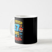 I Survived 67 Days Of School Six Seven Meme Teache Kaffeetasse (Vorderseite Links)
