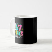 I Survived 67 Days Of School Six Seven Meme Teache Kaffeetasse (Vorderseite Links)