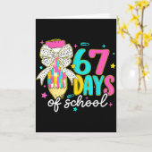I Survived 67 Days Of School Six Seven Meme Teache Karte (Gelbe Blume)