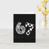 I Survived 67 Days Of School Six Seven Meme Teache Karte (Gelbe Blume)