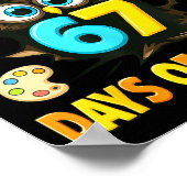 I Survived 67 Days Of School Six Seven Teachers St Poster (Ecke)