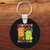 I Survived 67 Days Of School Six Seven Teachers St Schlüsselanhänger (Vorderseite)