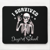 I Survived 67 Days Of School Skeleton Student Teac Mousepad (Vorne)