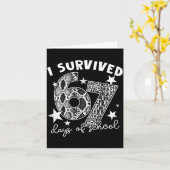 I Survived 67 Days Of School Snake, Alligator Rept Karte (Gelbe Blume)