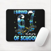 I Survived 67 Days Of School Soccer Boys Kids Six Mousepad (Mit Mouse)