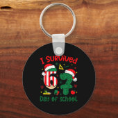I Survived 67 Days Of School Student Christmas Hum Schlüsselanhänger (Vorderseite)