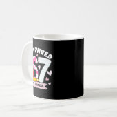 I Survived 67 Days Of School Student Humor Design Kaffeetasse (Vorderseite Links)