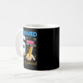 I Survived 67 Days Of School Students Teachers 100 Kaffeetasse (Vorderseite Links)