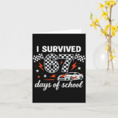 I Survived 67 Days Of School Students Teachers 100 Karte (Gelbe Blume)