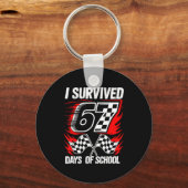 I Survived 67 Days Of School Students Teachers 100 Schlüsselanhänger (Vorderseite)