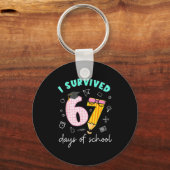 I Survived 67 Days Of School Students Teachers 100 Schlüsselanhänger (Vorderseite)