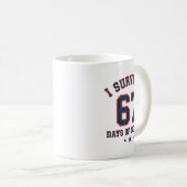 I Survived 67 Days Of School Students Teachers 67  Kaffeetasse (VorderseiteRechts)